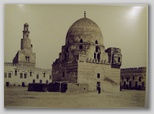 size 27*37cm, signed: No 179 Fontaine et Minaret Mosquée de Touloum, Caire - H. Béchard