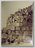 size 27*37cm, signed: No 144 Décente de la grande Pyramide - H. Béchard