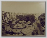 size 21*27cm, not signed: Alexandrie, Place des Consuls after the bombardement 1882