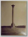 size 27*36cm, signed: No. 3. La Colonne de Pompée Alexandrie P. Sébah (Pompey's Pillar.)