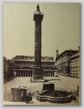 Giorgio Sommer, signed: No. 1089 Piazza Colonna (Roma)