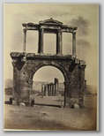 Francis Frith not signed(back stamped Martinet - Hautecoeur): Athens, Arch of Hadrian